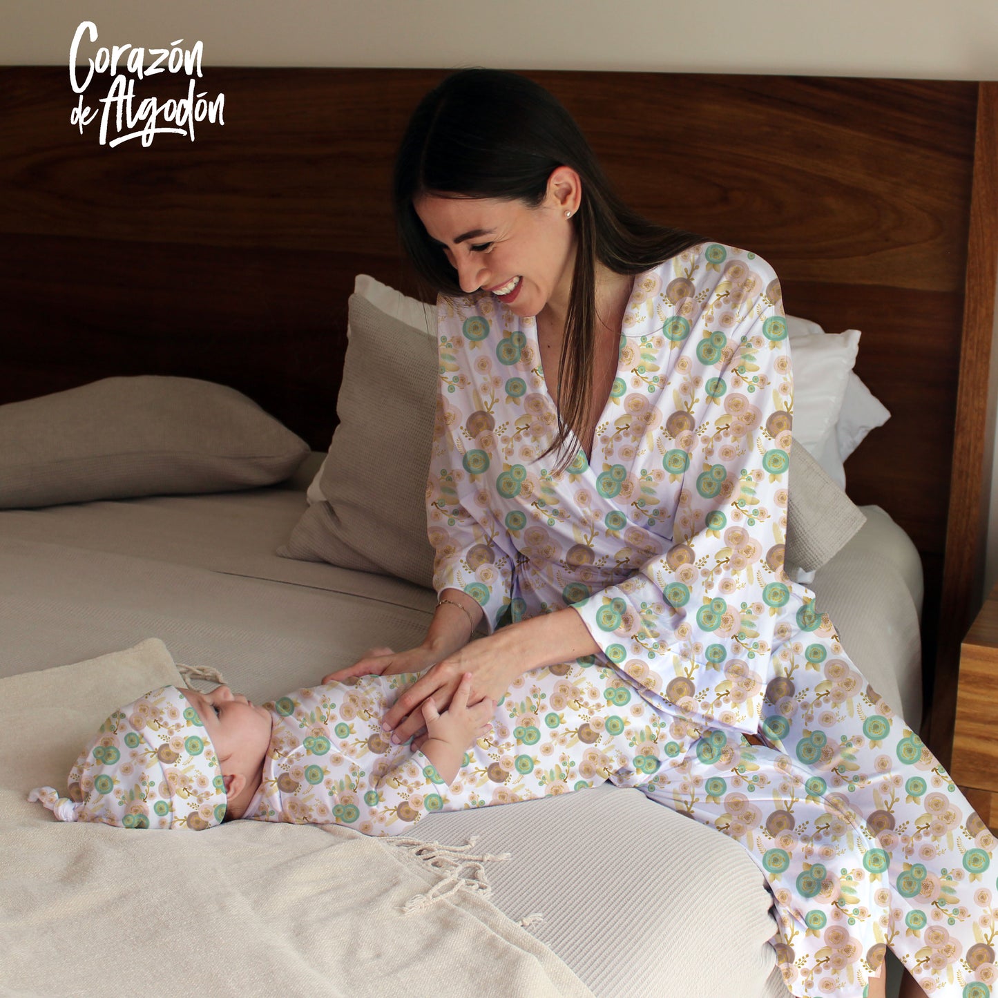 Brown Flowers Welcome Kit