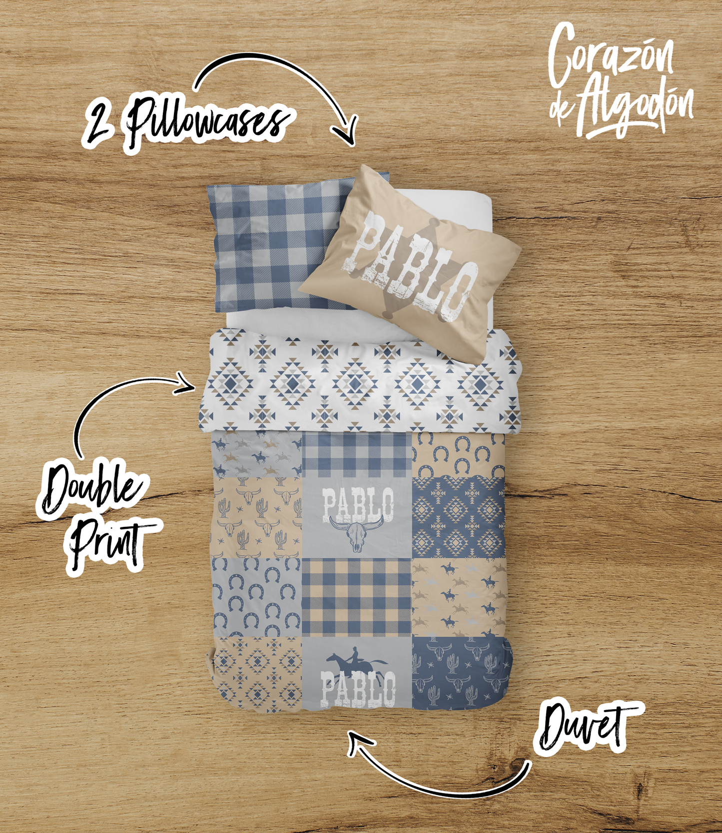 Tribal Cowboy Bedding set