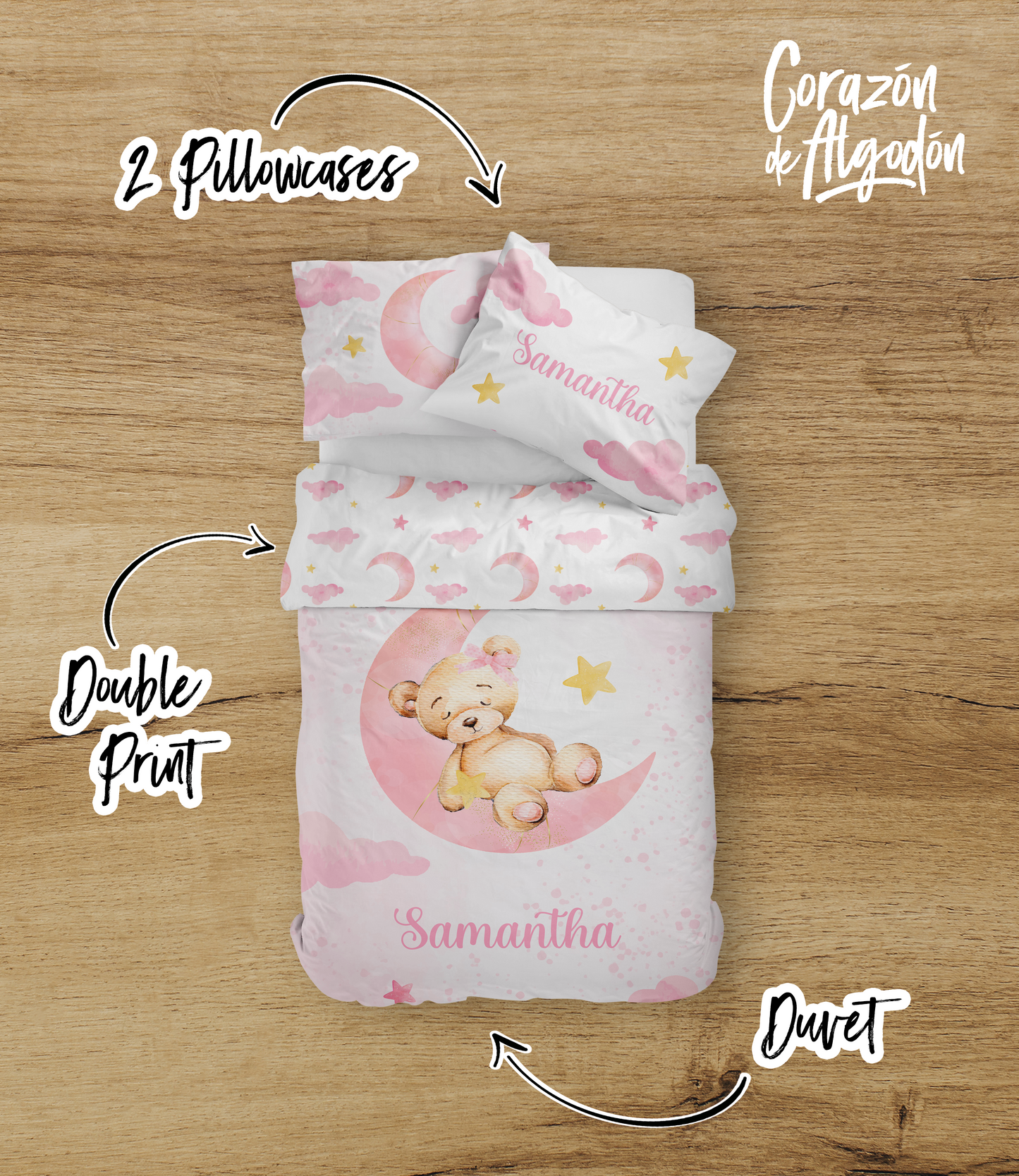 Bear Girl Bedding set