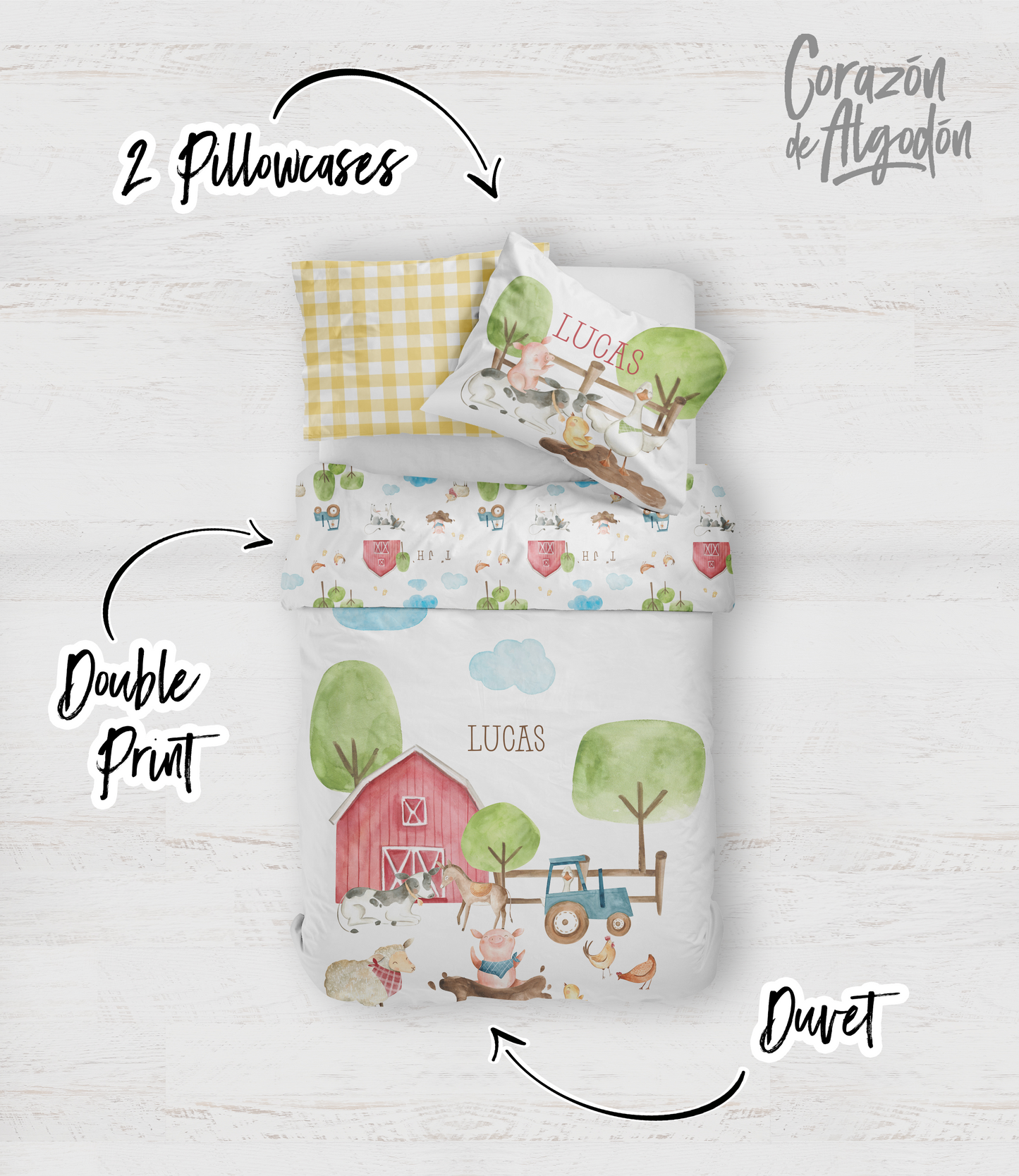 Boy Farm Bedding set