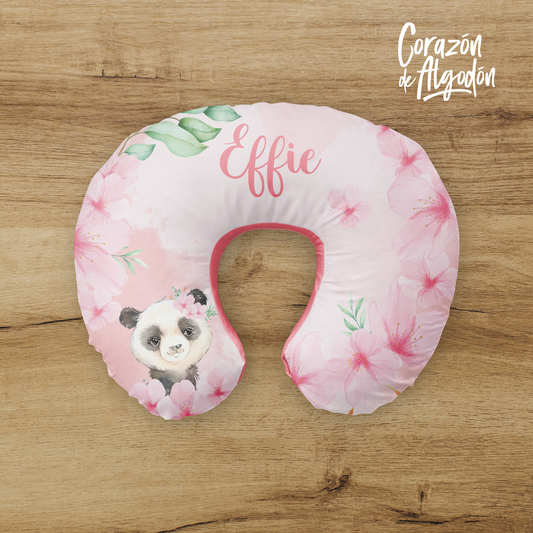 Panda Girl Nursing Pillow Cover