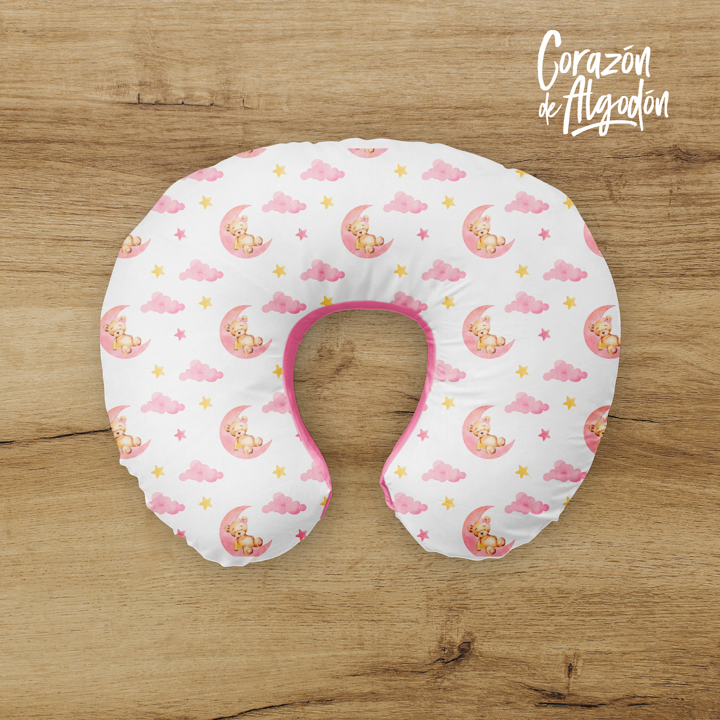 Bear Girl Nursing Pillow Cover