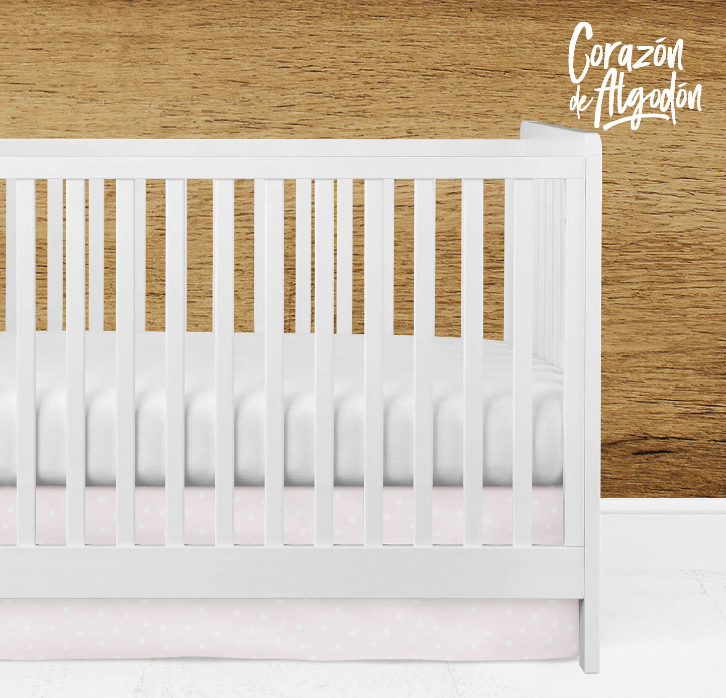 Vintage Butterfly Crib Skirt