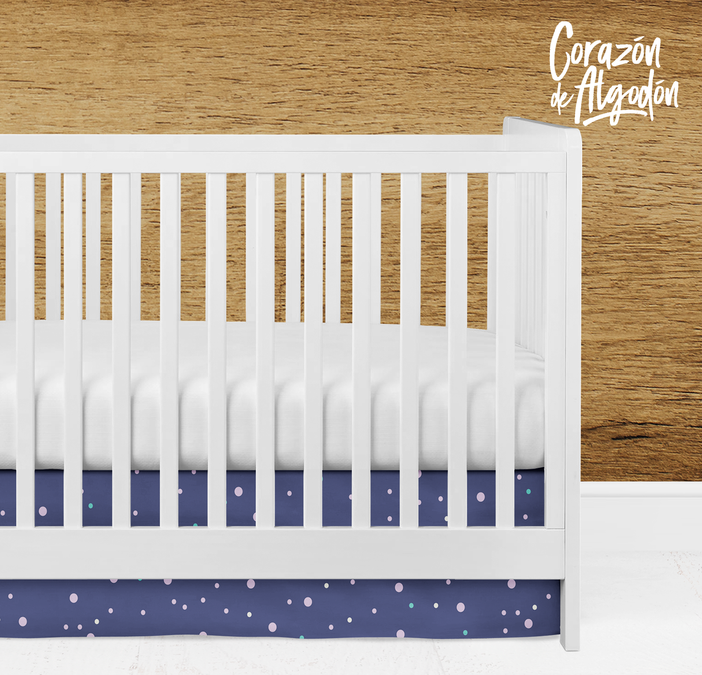 Alice in wonderland Crib Skirt