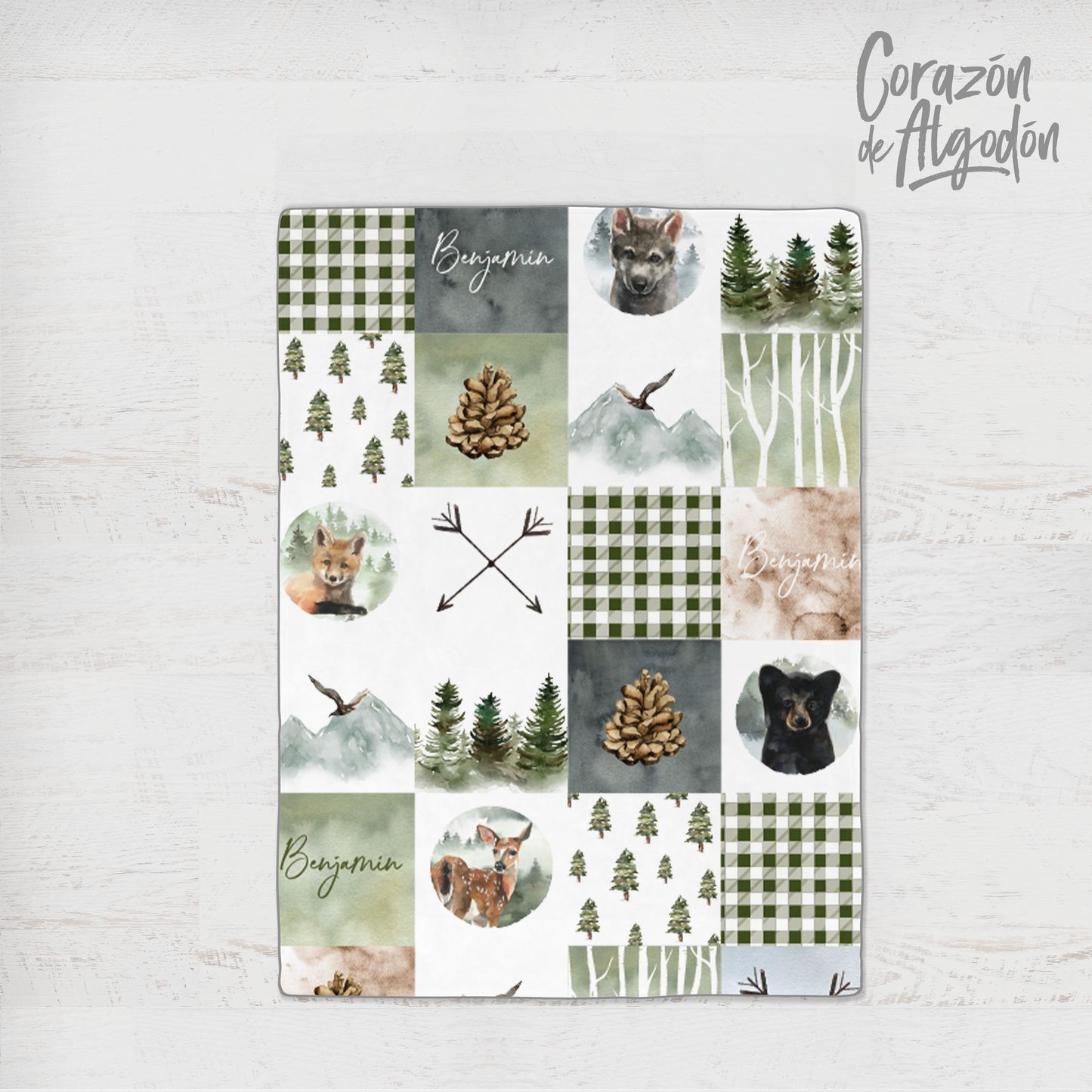Woodland Fleece blanket