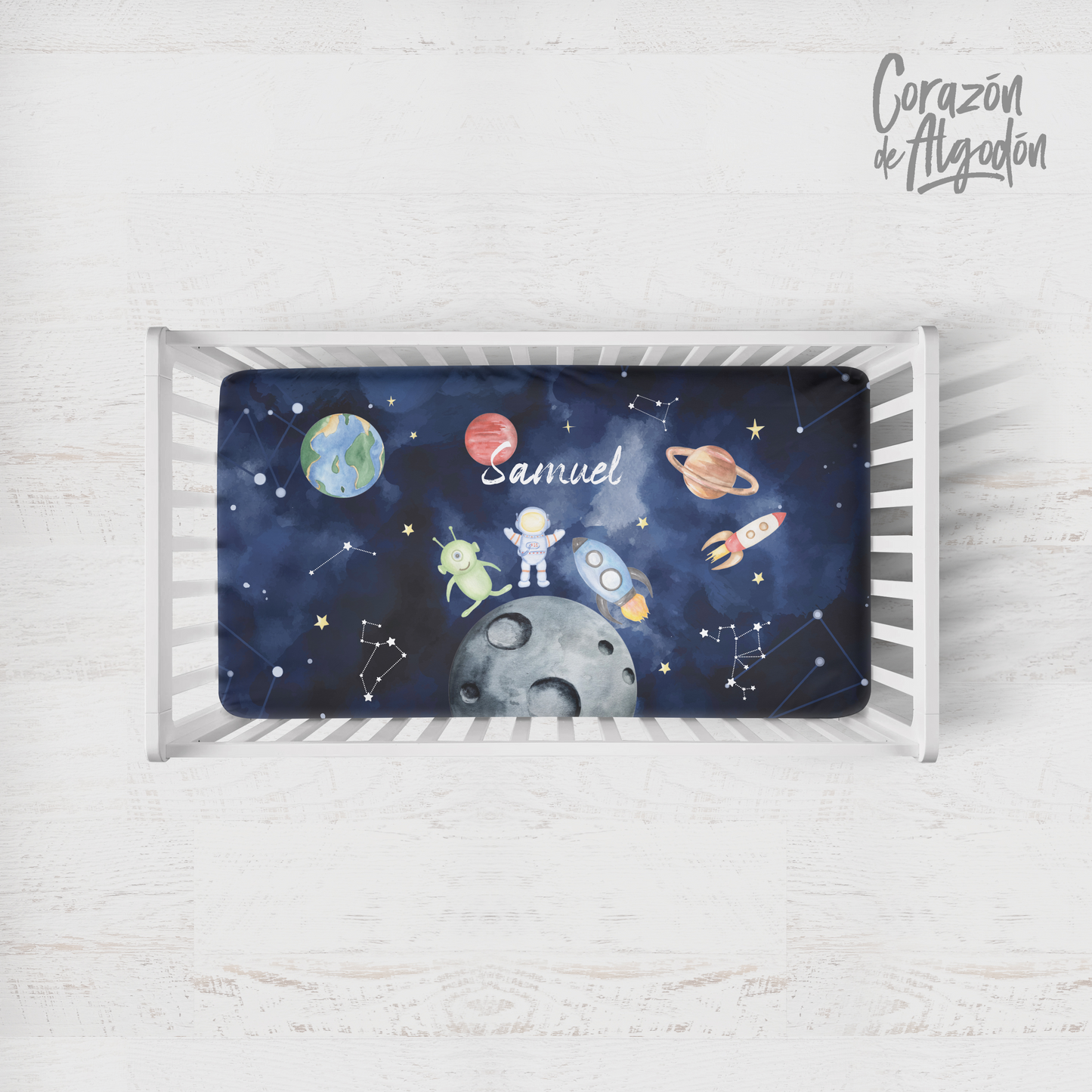 Boy Astronaut Crib Bedding Set