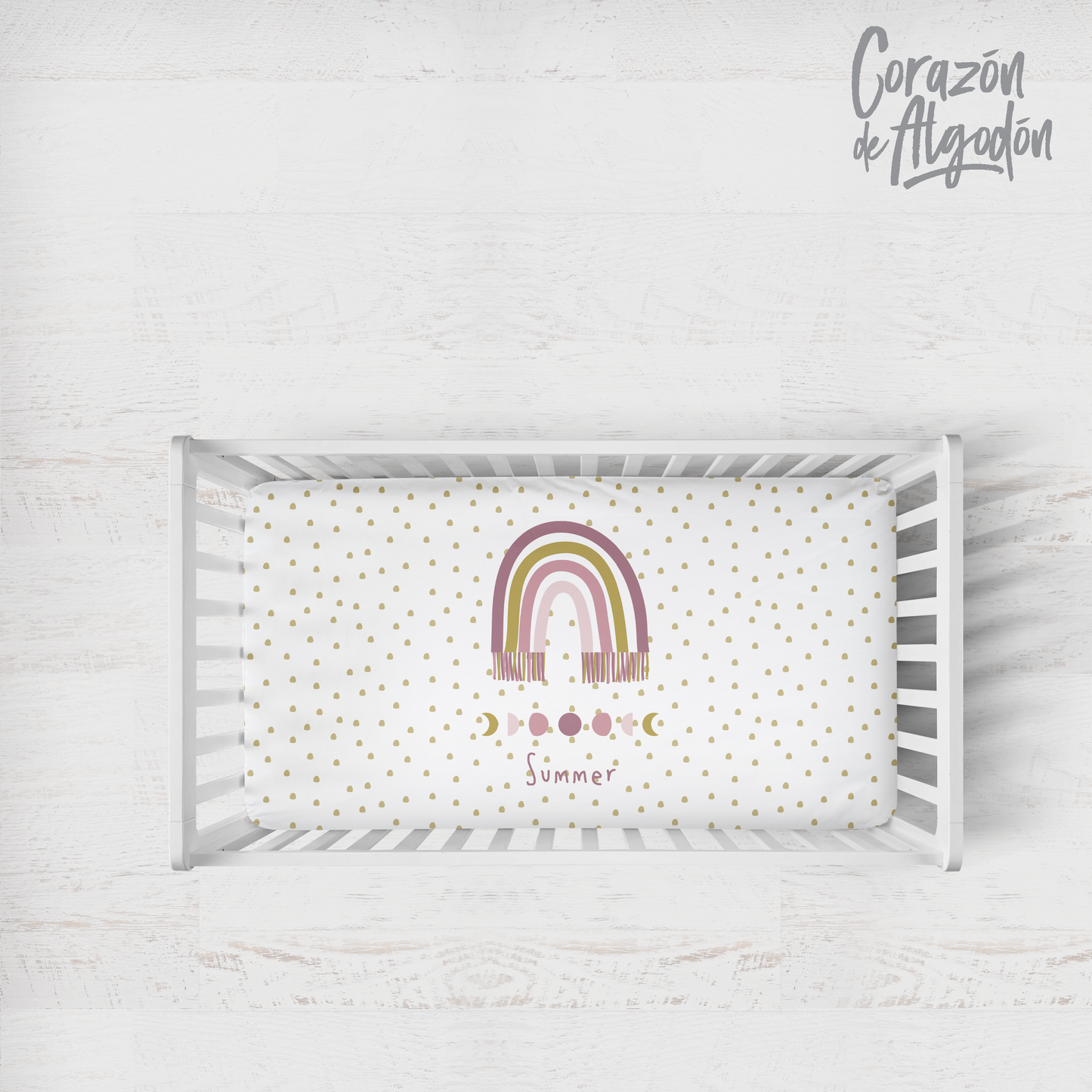 Boho Rainbow Fitted sheet