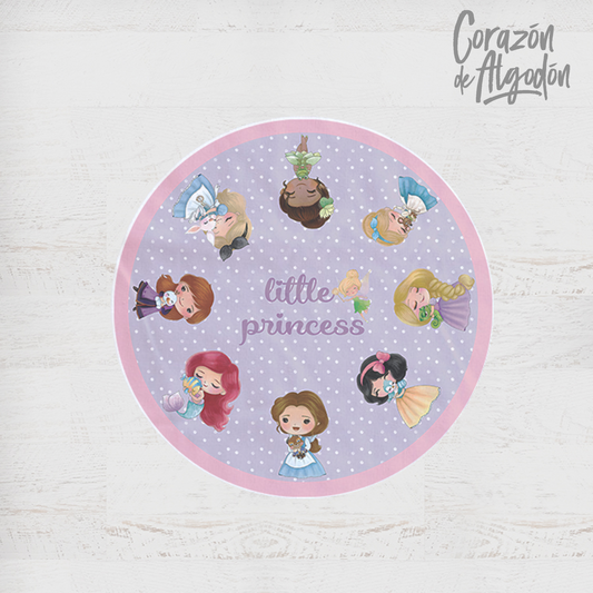 Princess and Flowers Play Mat