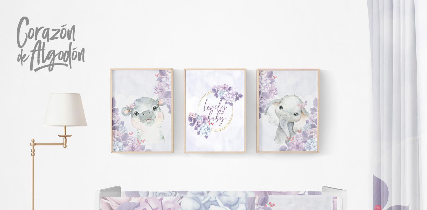 Lilac Elephant 3 Digital Files