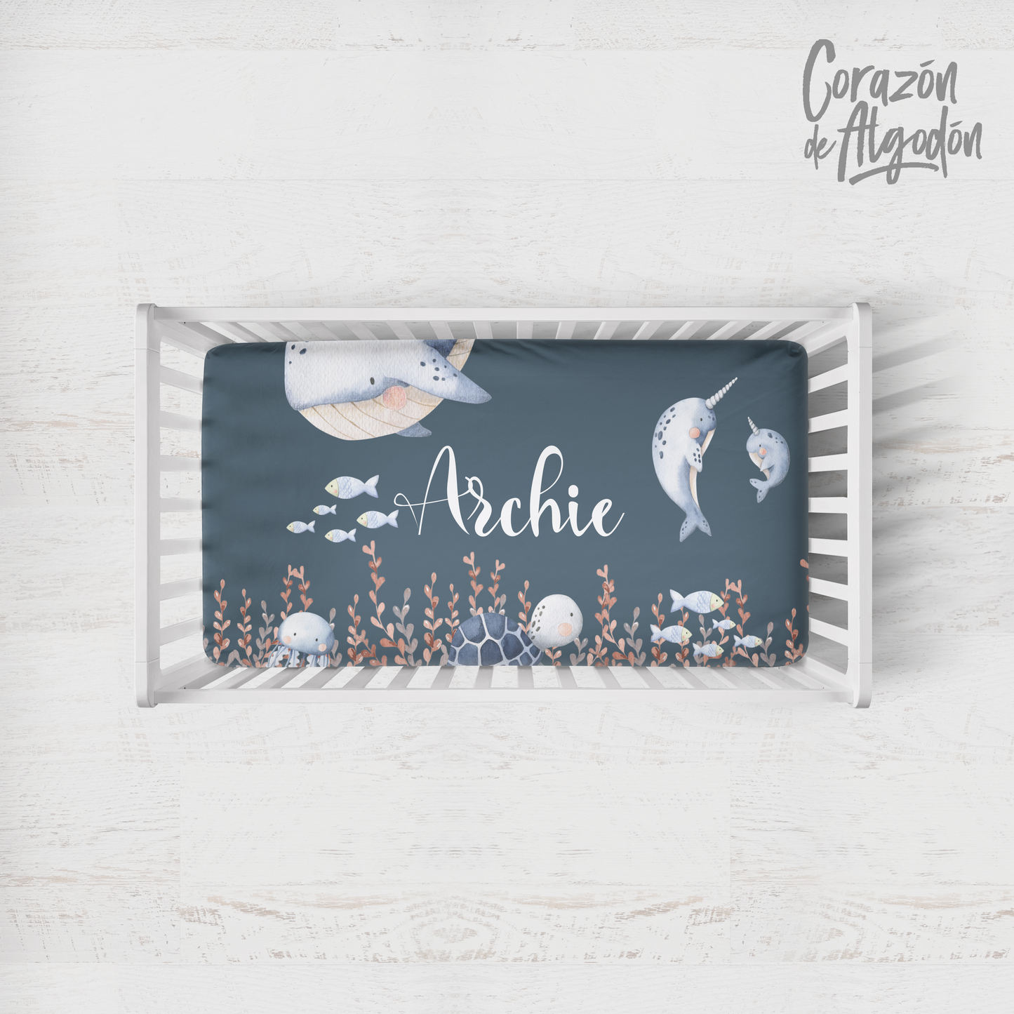 Boy Ocean Fitted sheet