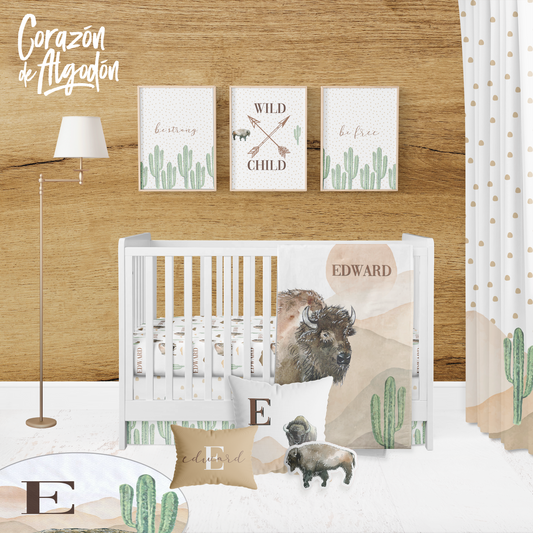 Buffalo Crib Bedding Set