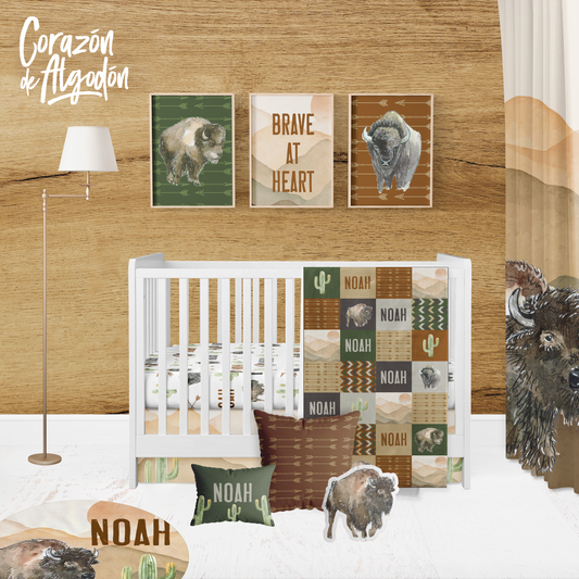 Bison Crib Bedding Set