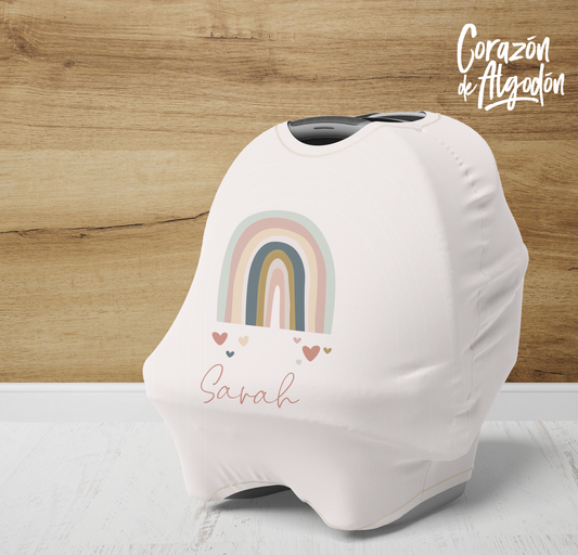 Pastel Rainbow Baby Cover