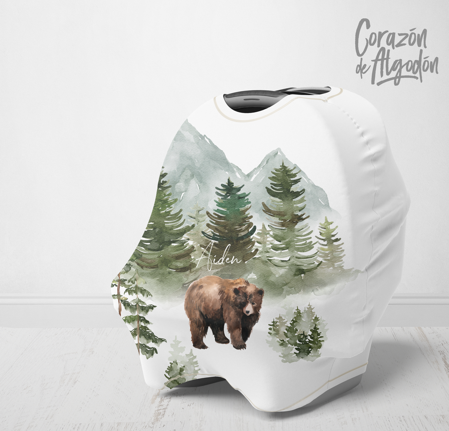 Bear Woods Baby Cover