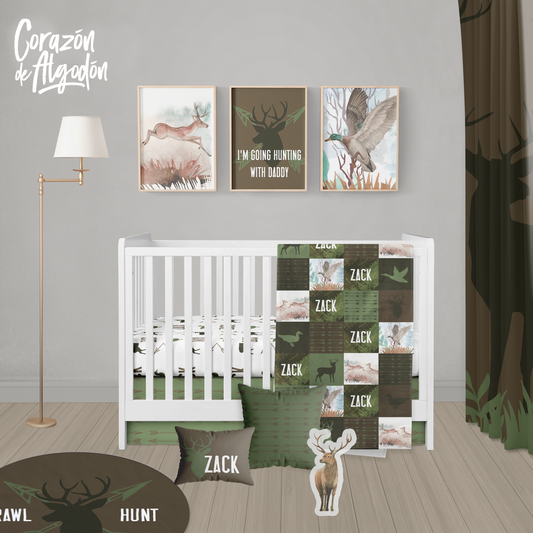 Hunting Crib Bedding Set