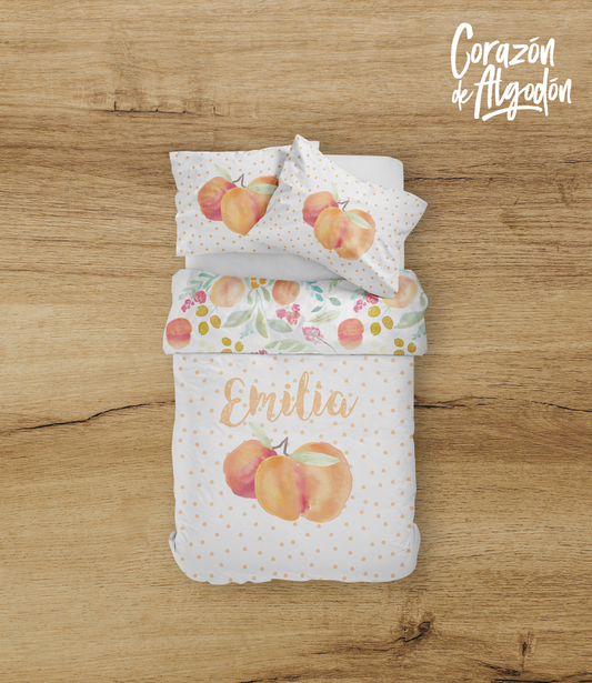 Peaches Bedding set