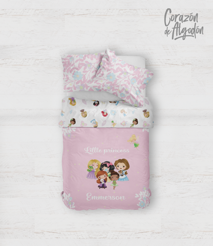 Princess and Flowers Bedding set