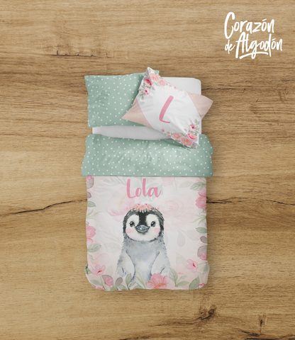 Penguin Girl Bedding set