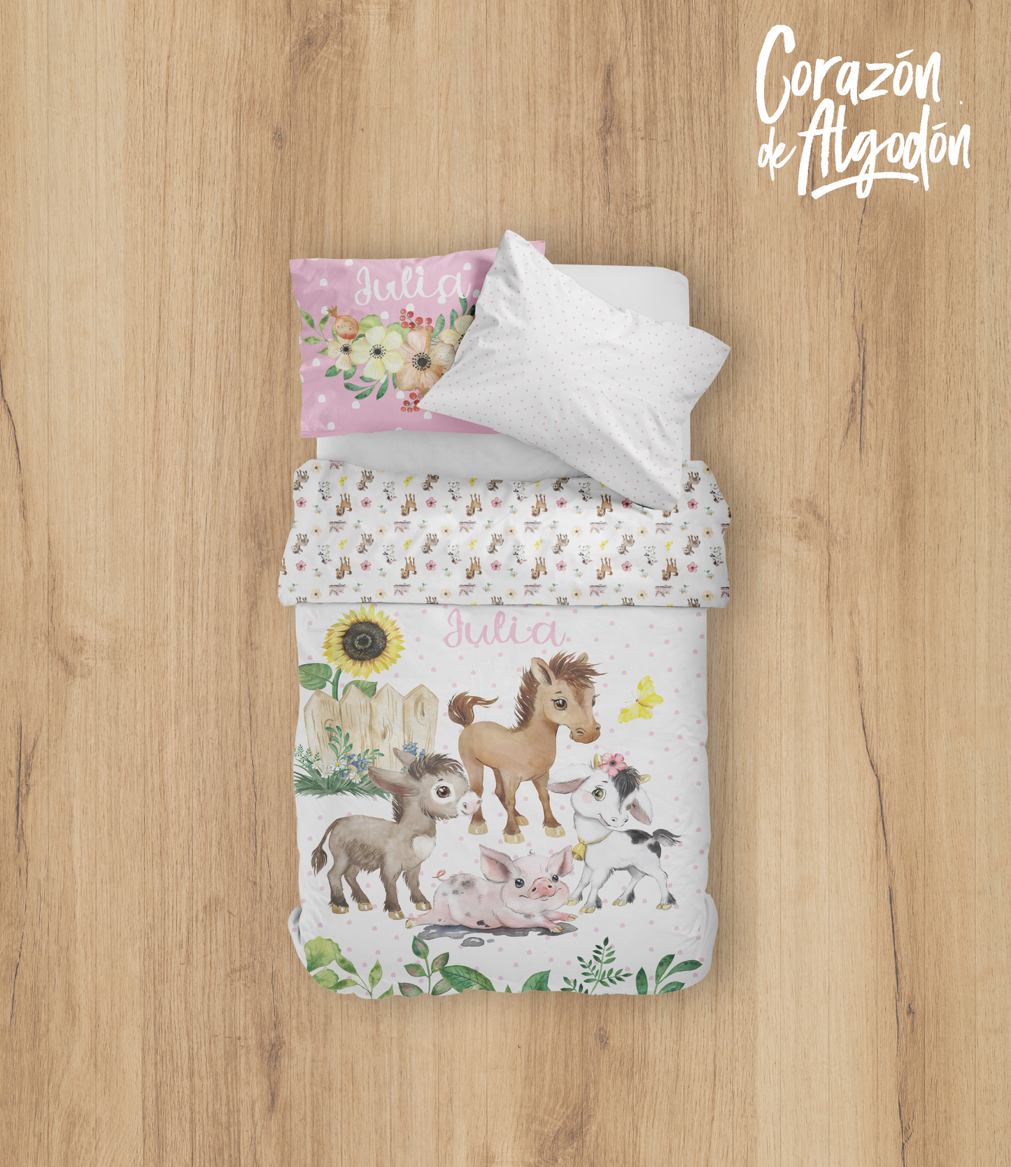 Girl Farm Bedding set