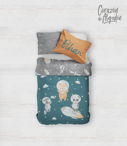 Astronaut Animals Bedding set