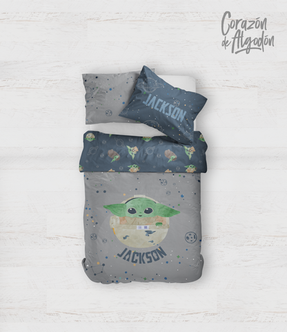 Boy Baby Yoda Bedding set