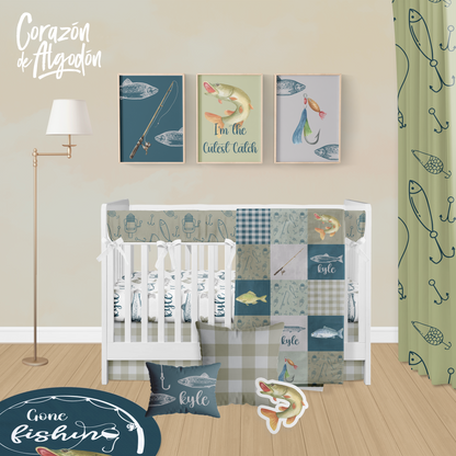 Fishing Crib Bedding Set