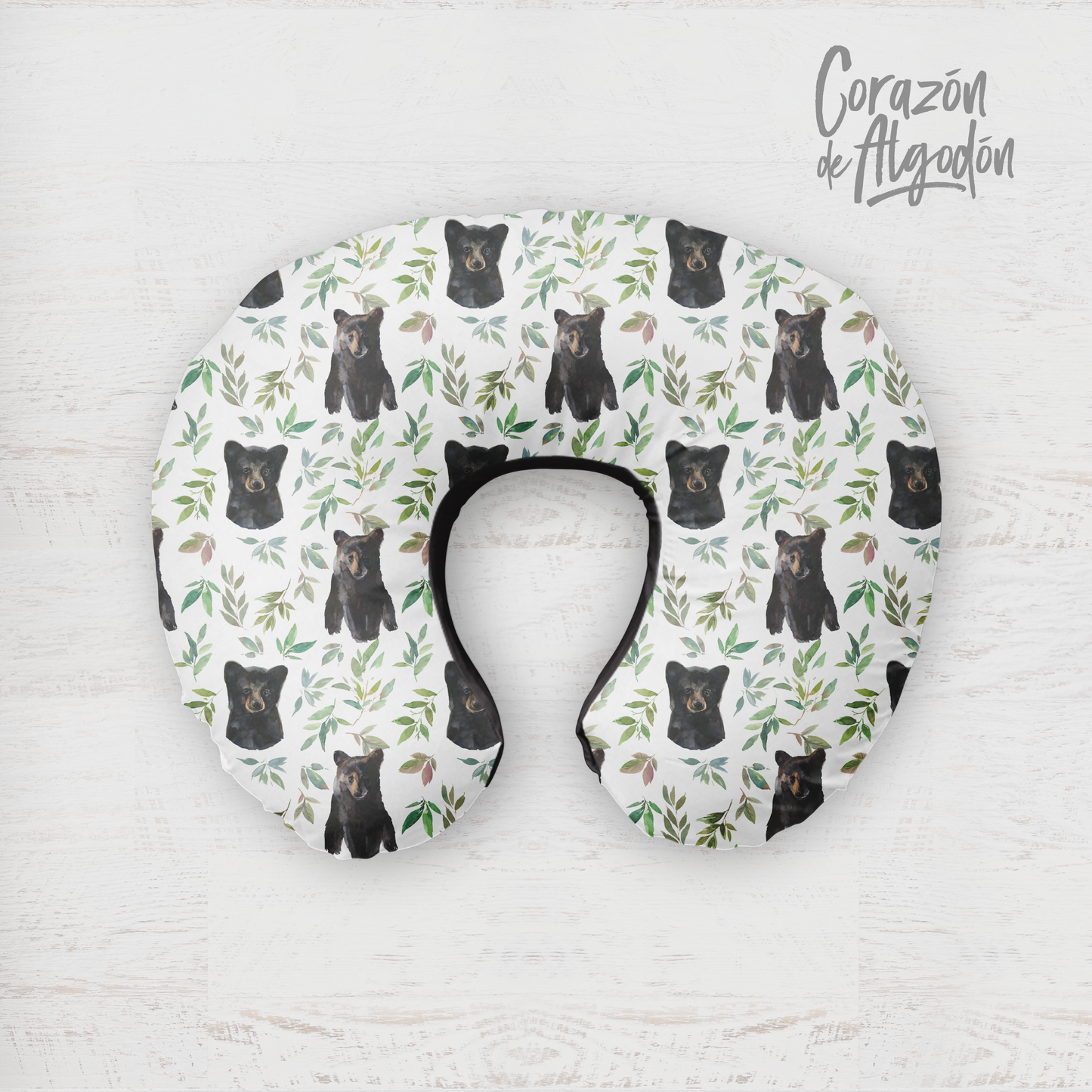 Bear Nursing Pillow Cover