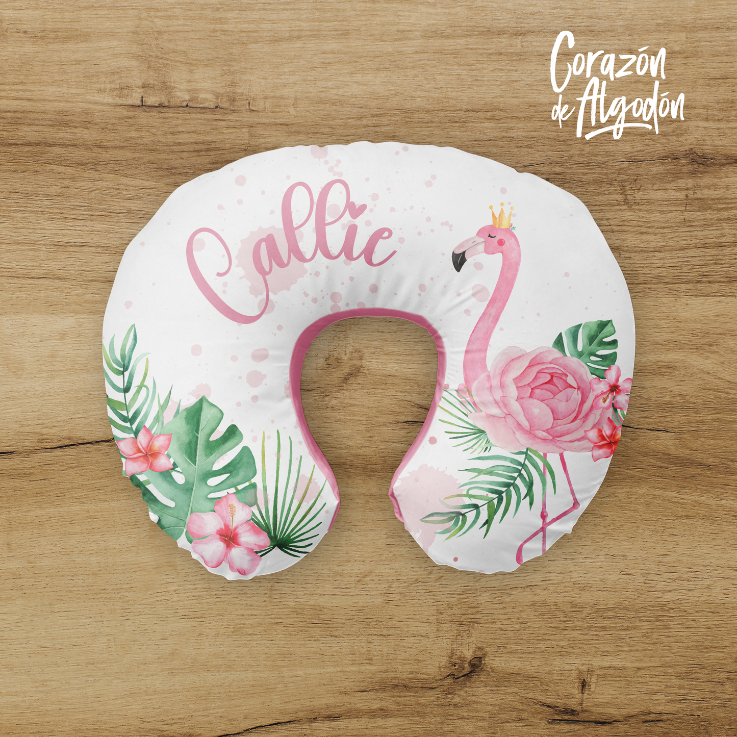 Flamingo Nursing Pillow Cover