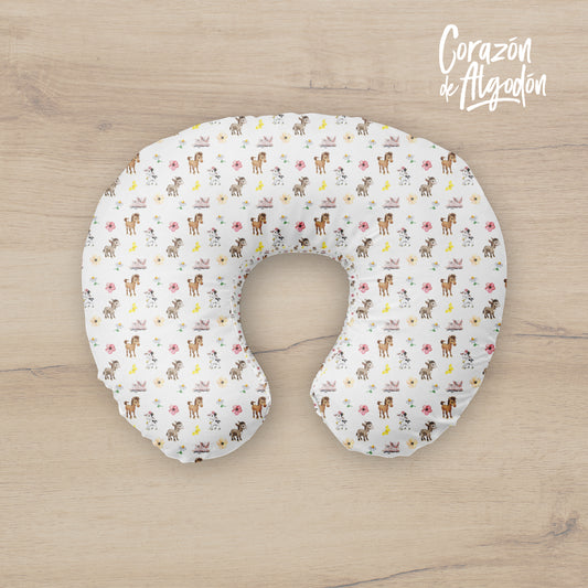 Girl Farm Nursing Pillow Cover