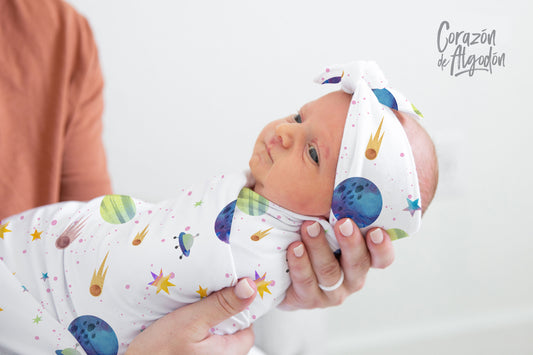 Girl Space Swaddle