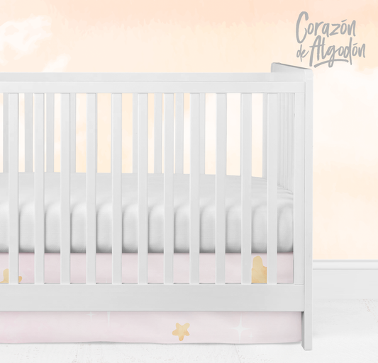 Princess Castle Crib Skirt