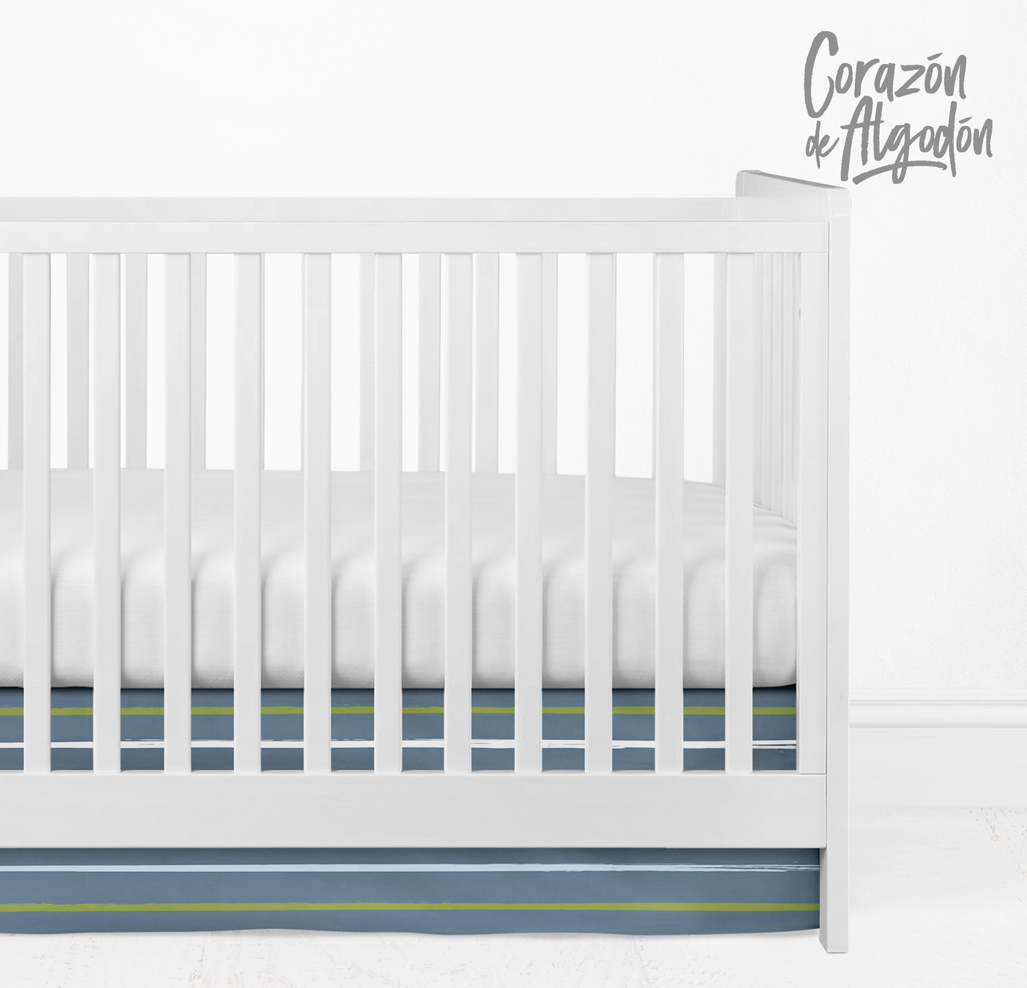 Boy Ocean Crib Skirt