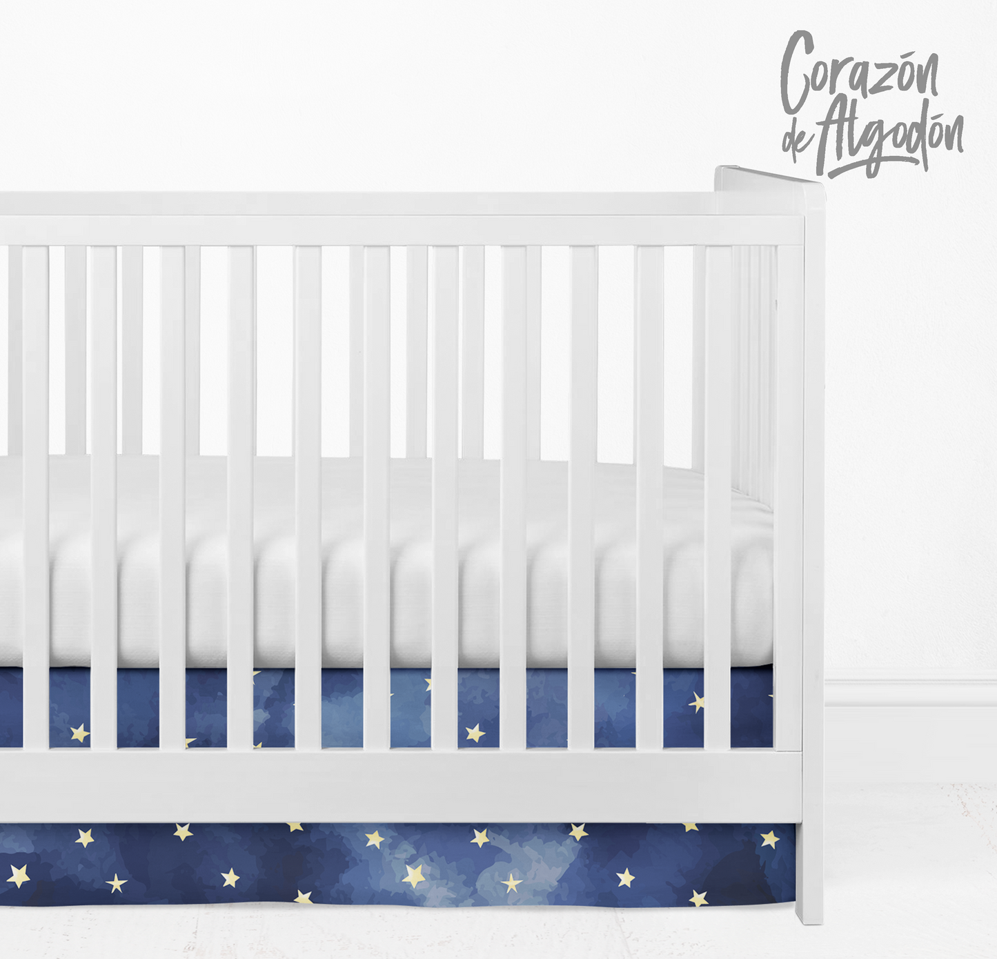 Boy Astronaut Crib Skirt