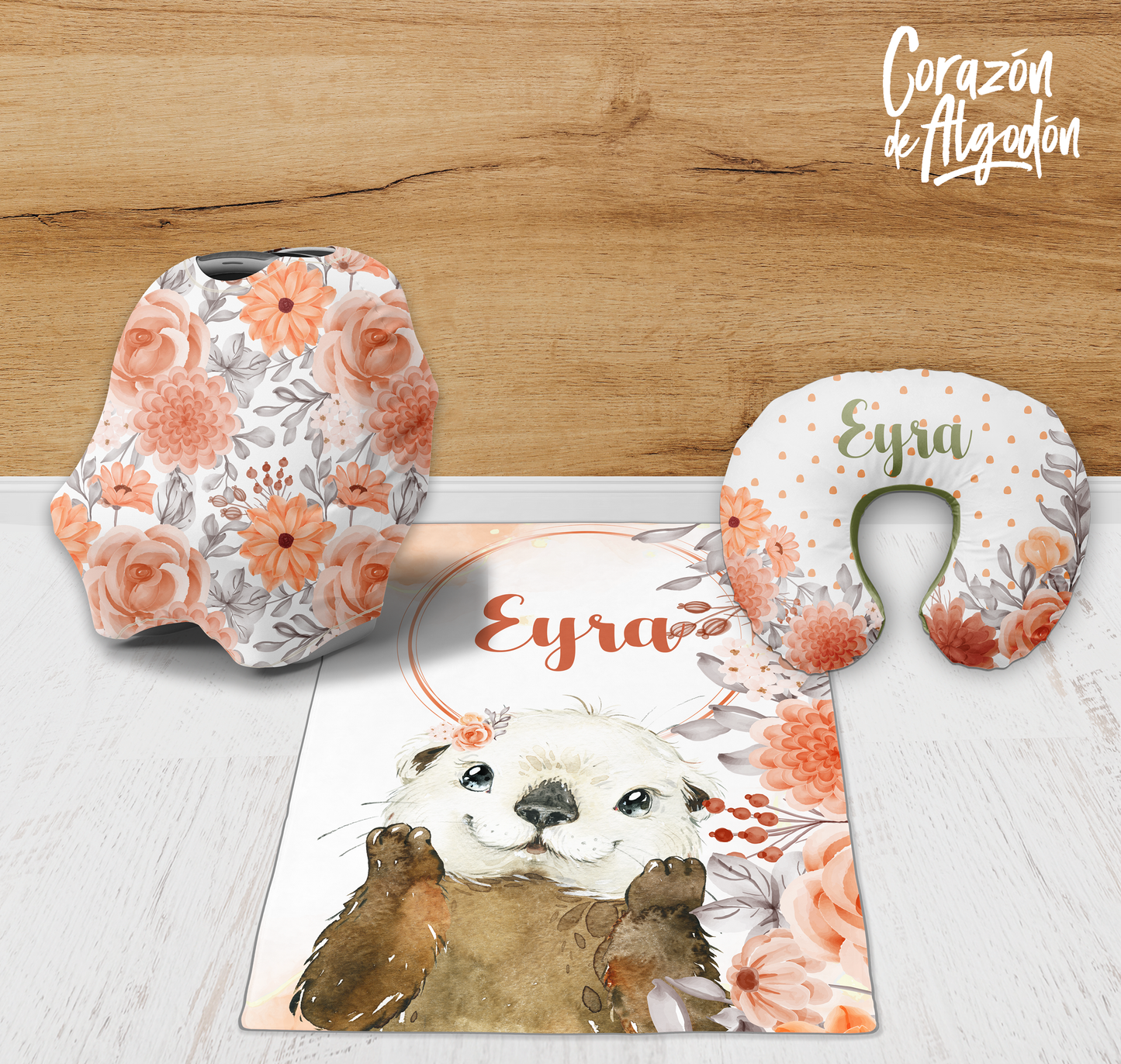 Floral Otter Newborn kit