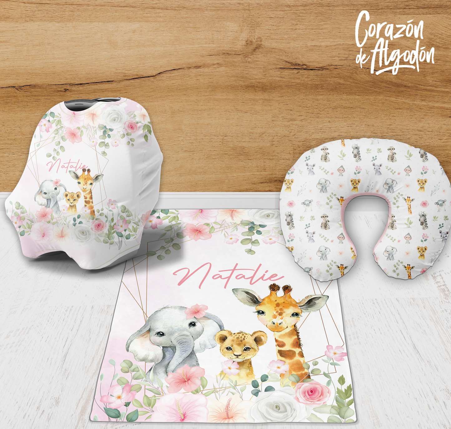 Girl Safari Newborn kit