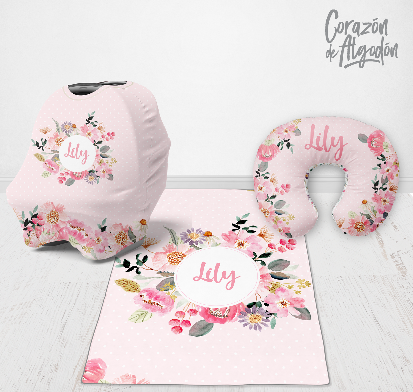 Pink Floral Mix Newborn kit