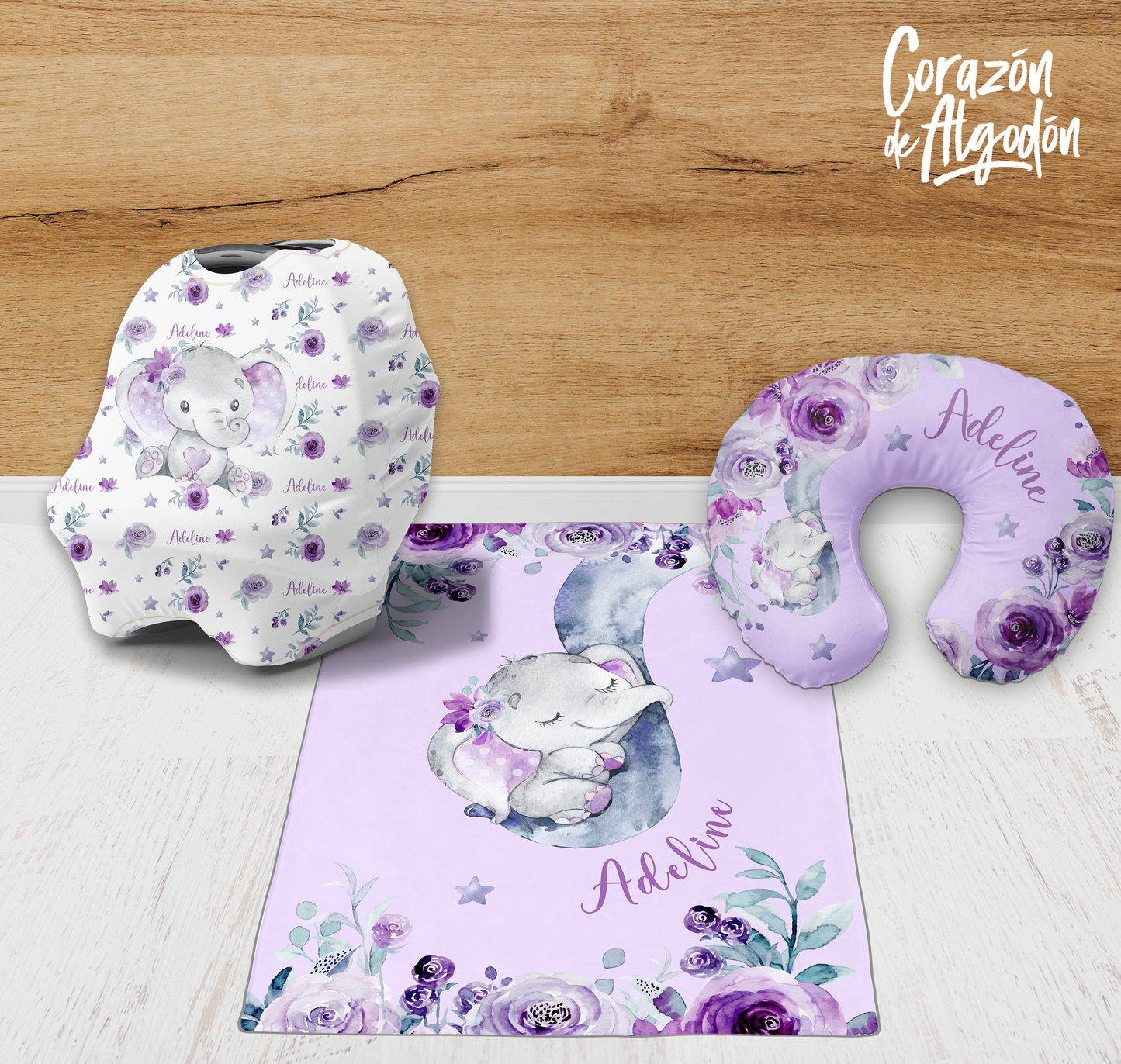 Purple Elephant Newborn kit