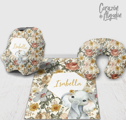 Vintage Elephant Newborn kit