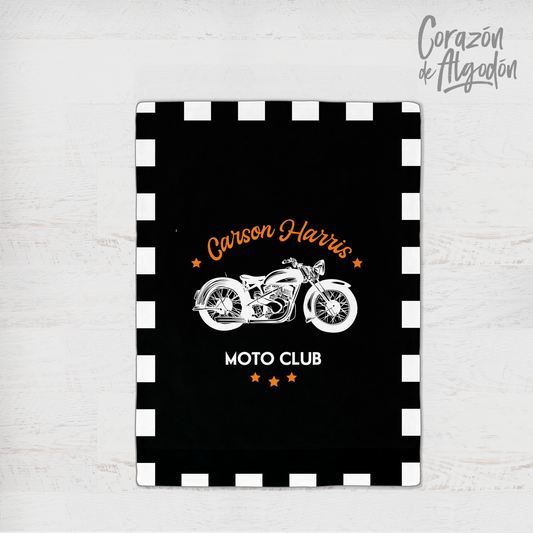 Moto Club Fleece blanket