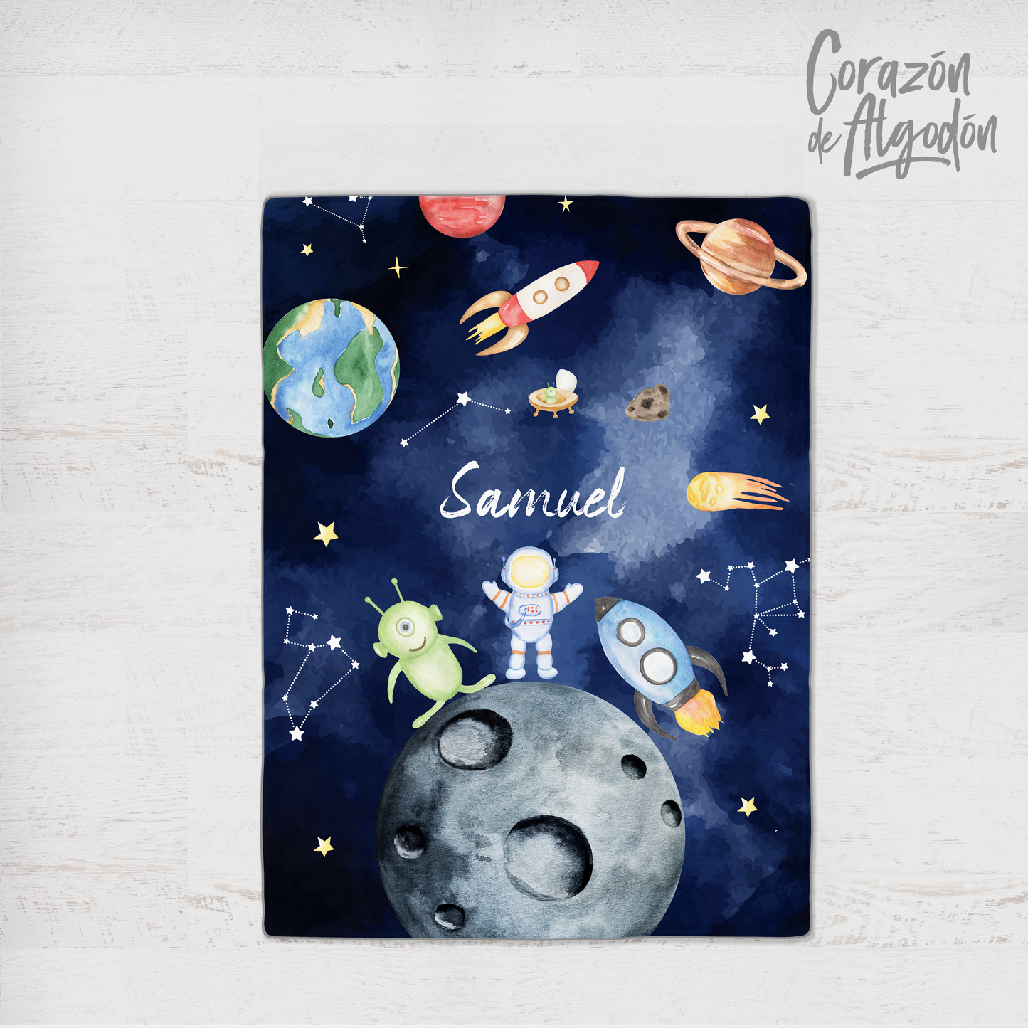 Boy Astronaut Fleece blanket