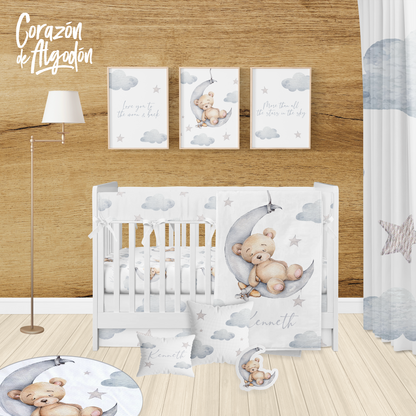 Bear Boy Crib Bedding Set