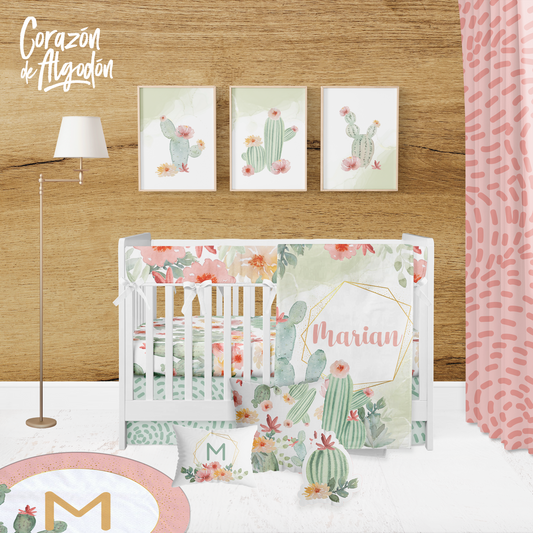 Cactus Crib Bedding Set