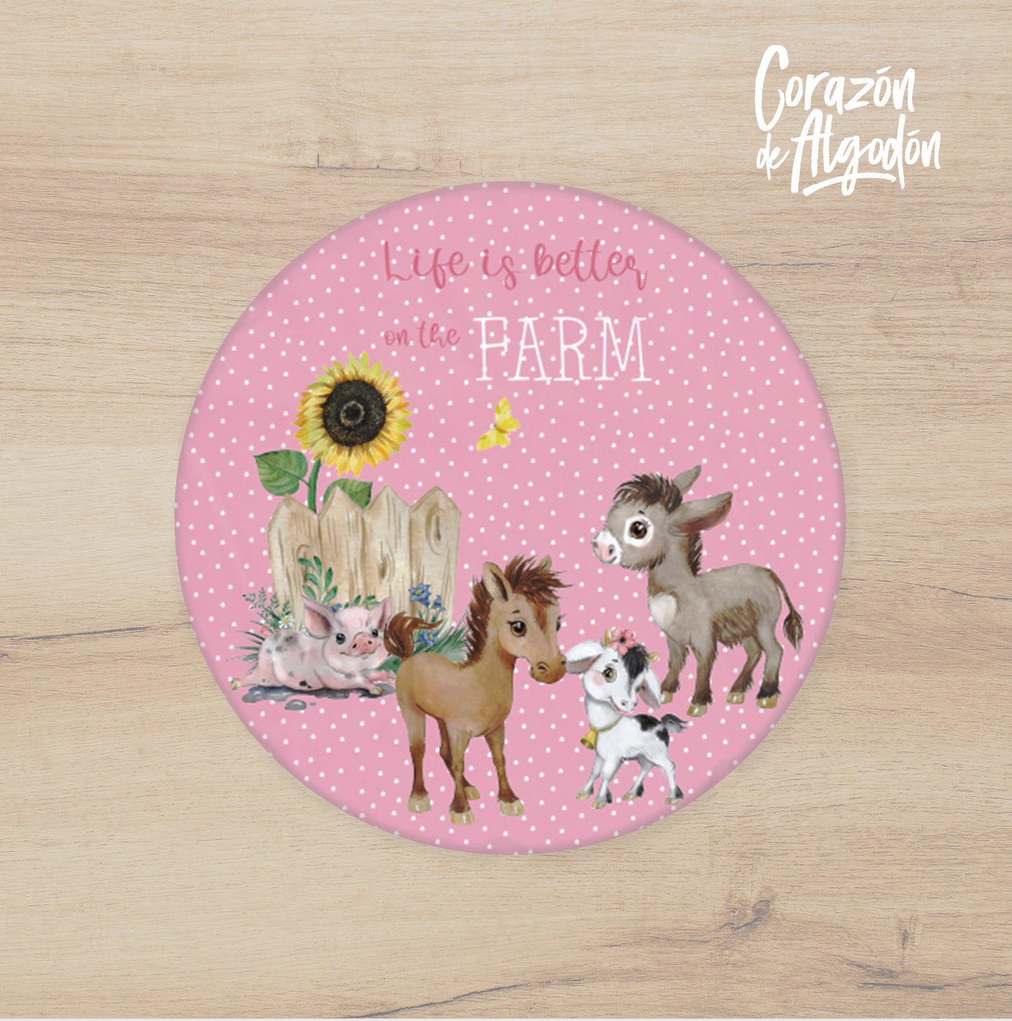 Girl Farm Play Mat