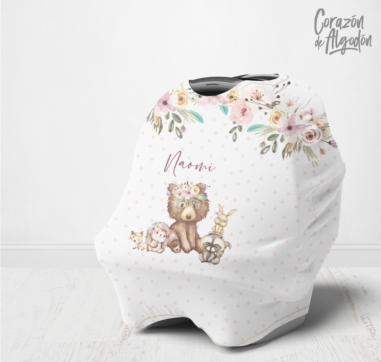 Woodland Girl Baby Cover