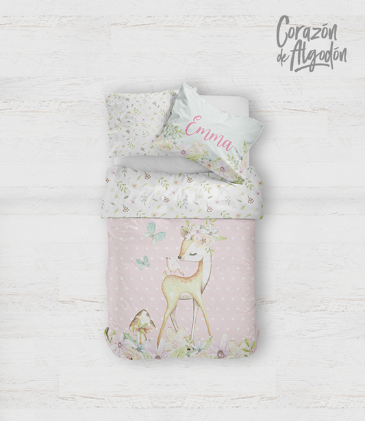 Girl Animals bedding set