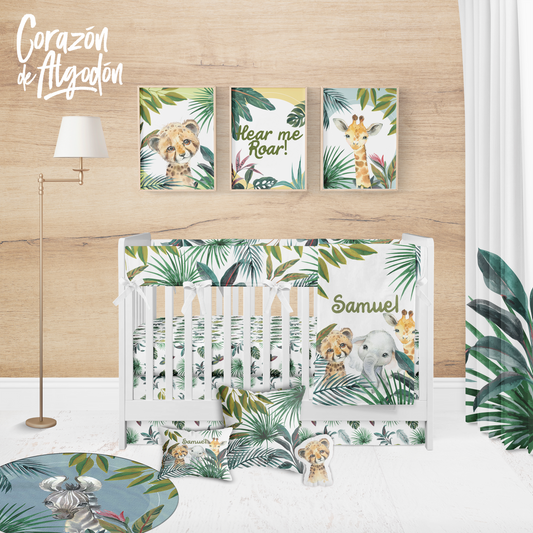 Jungle Boy Crib Bedding Set