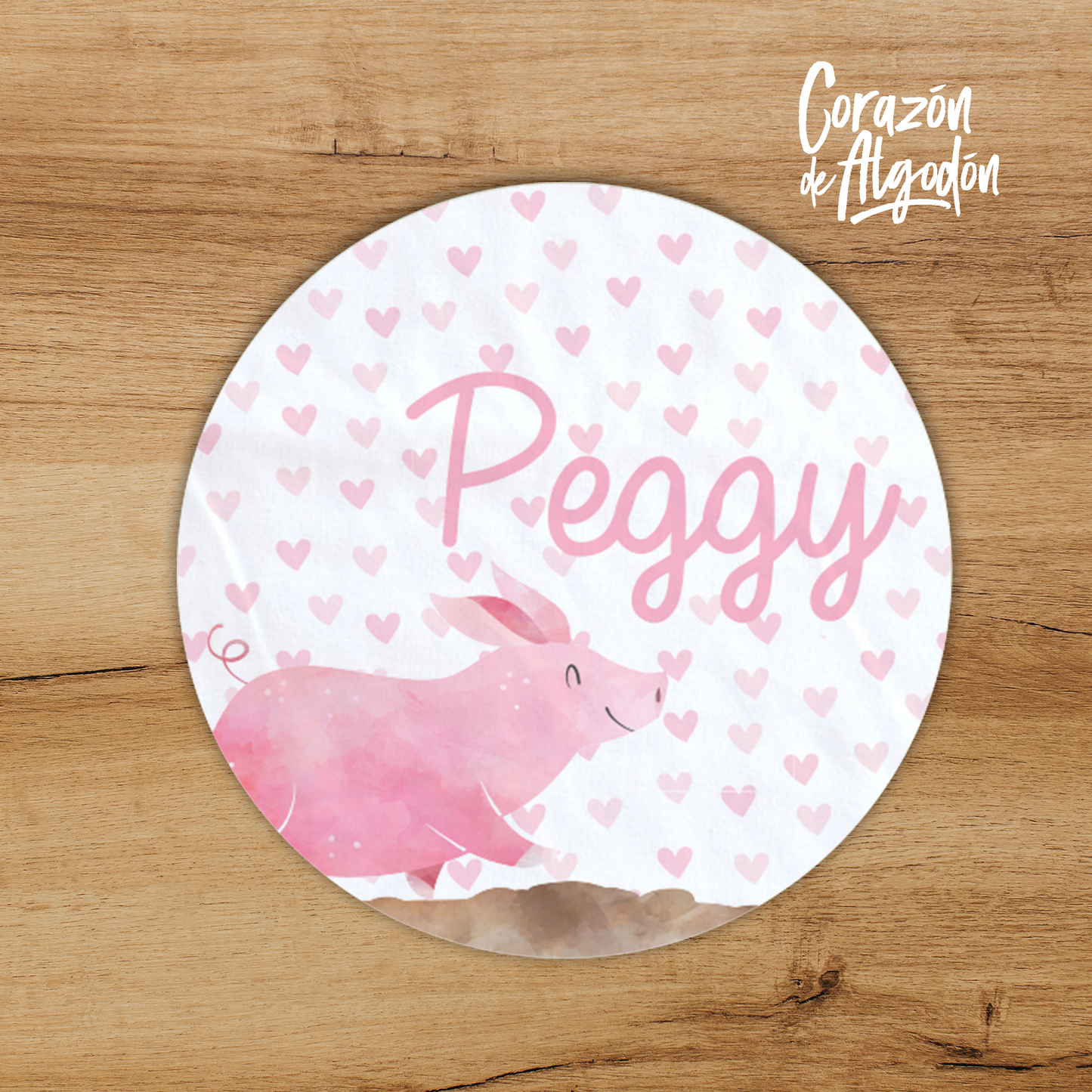 Heart Pigs Play Mat